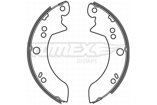 TOMEX BRAKES Комплект тормозных колодок TX 21-34